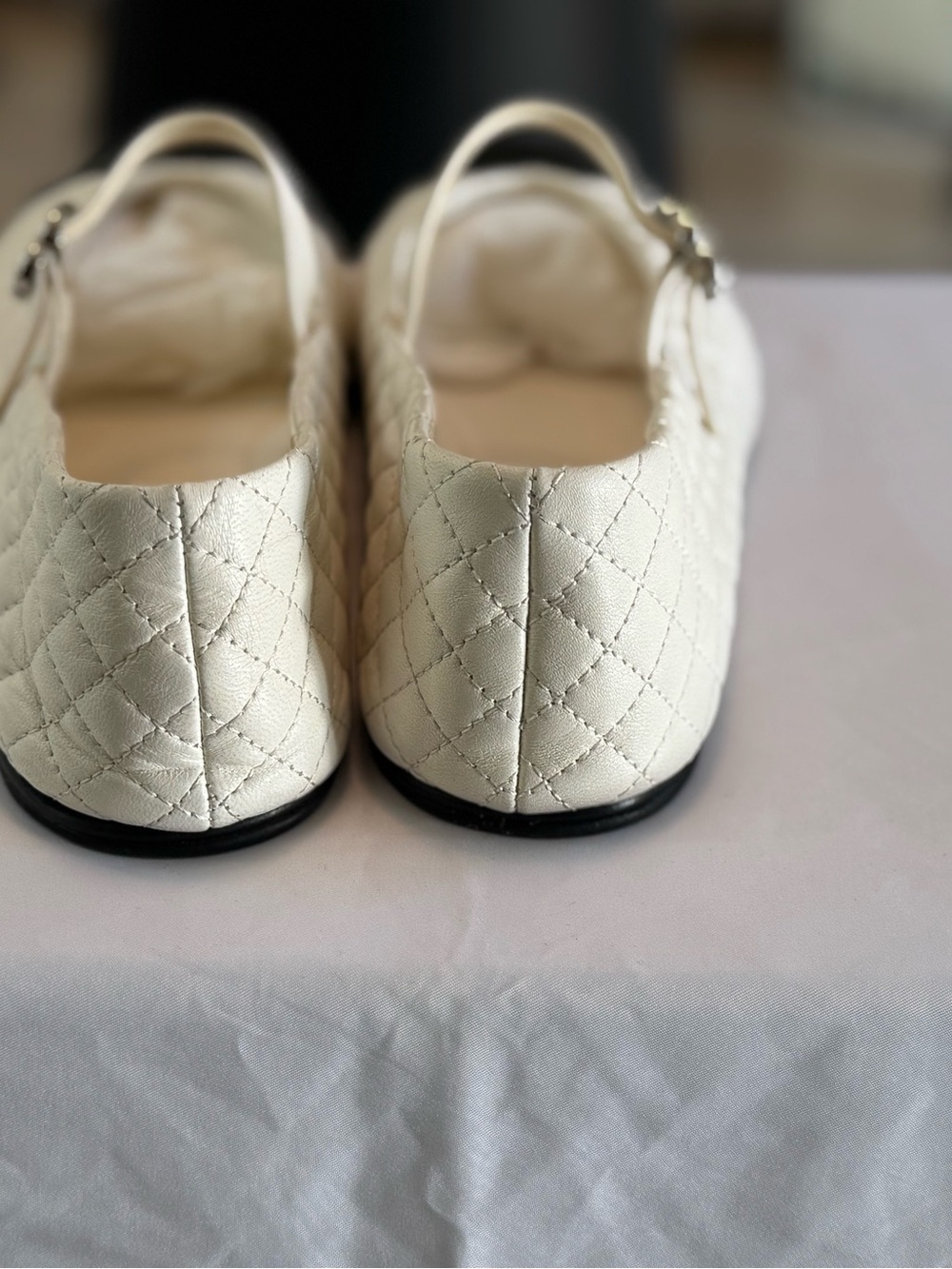 CHANEL Lambskin Quilted Mary Jane Flats size 41 - Picture 6 of 15